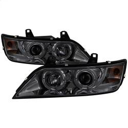 Spyder Auto Projector Headlights - LED Halo - Smoke - High H1 - Low H1 for 1996-2002 BMW Z3 - 5009104 - (2002 2001 2000 1999 1998 1997 1996)