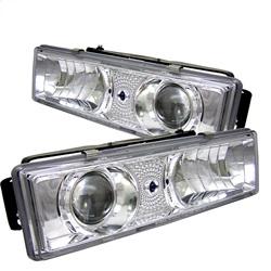 Spyder Auto Projector Headlights - Chrome for 1989-1991 Chevrolet V3500 - 5009296 - (1991 1990 1989)