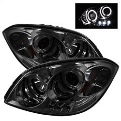 Spyder Auto Projector Headlights - LED Halo - LED - Smoke - High H1 - Low H1 for 2010-2010 Chevrolet Cobalt Base - 5009340 - (2010)