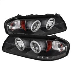 Spyder Auto Projector Headlights - CCFL Halo - LED - Black - High H1 - Low H1 for 2004-2005 Chevrolet Impala Base - 5009388 - (2005 2004)