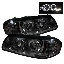 Spyder Auto Projector Headlights - LED Halo - LED - Smoke - High H1 - Low H1 for 2004-2005 Chevrolet Impala LS - 5009425 - (2005 2004)