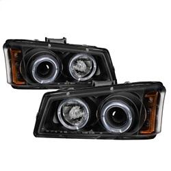 Spyder Auto Projector Headlights - Amber Reflector - Black - Hig for 2003-2006 Chevrolet Silverado 3500 - 5009456 - (2006 2005 2004 2003)