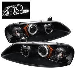 Spyder Auto Projector Headlights - LED Halo - LED - Black - High H1 - Low H1 for 2006-2006 Dodge Stratus - 5009623 - (2006)