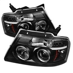 Spyder Auto Projector Headlights - Version 2 - LED Halo - LED - Black for 2008-2008 Ford F-150 FX2 - 5010209 - (2008)