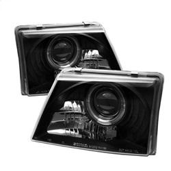 Spyder Auto Projector Headlights - LED Halo - Black - High 9005 - Low H1 for 1998-2000 Ford Ranger - 5010520 - (2000 1999 1998)