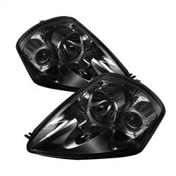 Spyder Auto Projector Headlights - LED Halo - Smoke - High H1 - Low H1 for 2003-2005 Mitsubishi Eclipse GTS - 5011398 - (2005 2004 2003)