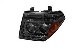 Spyder Auto Projector Headlights - LED Halo - LED - Smoke - High H1 - Low H1 for 2005-2008 Nissan Frontier - 5011541 - (2008 2007 2006 2005)