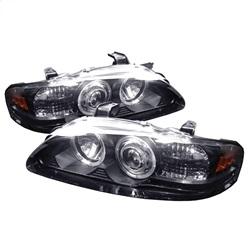 Spyder Auto 1PC Projector Headlights - Led Halo - Black - High H1 - Low H1 for 2000-2003 Nissan Sentra - 5011558 - (2003 2002 2001 2000)