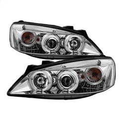 Spyder Auto Projector Headlights - LED Halo - LED - Chrome - High H1 - Low H1 for 2008-2008 Pontiac G6 Base - 5011602 - (2008)