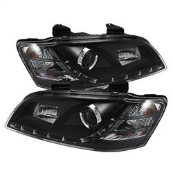 Spyder Auto Projector Headlights - DRL - Black - High H1 - Low H7 for 2008-2009 Pontiac G8 - 5011626 - (2009 2008)