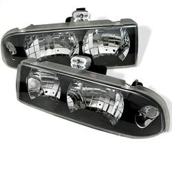 Spyder Auto Crystal Headlights - Black for 2005-2005 Chevrolet Blazer Xtreme - 5012425 - (2005)