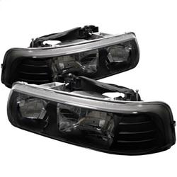 Spyder Auto Crystal Headlights - Black for 2000-2006 Chevrolet Suburban 2500 - 5012470 - (2006 2005 2004 2003 2002 2001 2000)