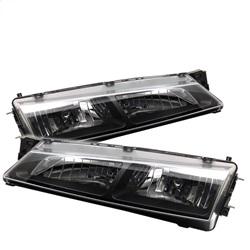 Spyder Auto Crystal Headlights - Black for 1997-1998 Nissan 240SX - 5012616 - (1998 1997)