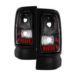 Spyder Auto Euro Style Tail Lights - Black for 1997-1998 Dodge Ram 1500 SS/T 5.9L - 5012753 - (1998 1997)