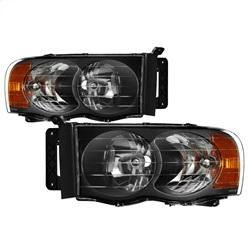 Spyder Auto Amber Crystal Headlights - Black for 2003-2005 Dodge Ram 3500 - 5014313 - (2005 2004 2003)