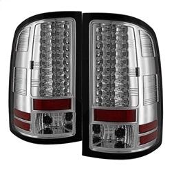 Spyder Auto LED Tail Lights - Chrome for 2011-2013 GMC Sierra 3500 HD SLT - 5014931 - (2013 2012 2011)