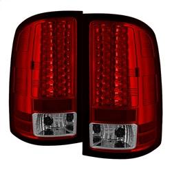 Spyder Auto LED Tail Lights - Red Clear for 2011-2013 GMC Sierra 3500 HD Denali - 5014955 - (2013 2012 2011)