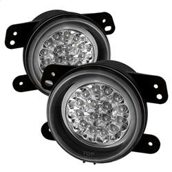 Spyder Auto LED Fog Lights with Switch - Clear for 2006-2009 Chrysler PT Cruiser - 5015587 - (2009 2008 2007 2006)