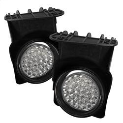 Spyder Auto LED Fog Lights with Switch - Clear for 2005-2006 GMC Sierra 1500 Hybrid - 5015679 - (2006 2005)