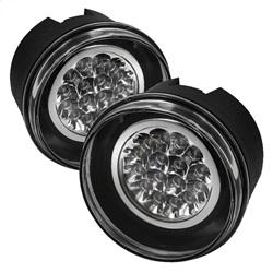 Spyder Auto LED Fog Lights with Switch - Clear for 2005-2009 Jeep Grand Cherokee - 5015686 - (2009 2008 2007 2006 2005)