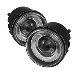 Spyder Auto Halo Projector Fog Lights with Switch - Clear for 2007-2009 Jeep Patriot - 5015846 - (2009 2008 2007)