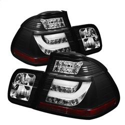 Spyder Auto Light Bar Style LED Tail Lights - Black for 2002-2002 BMW 325i Sedan - 5015938 - (2002)