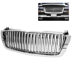 Spyder Auto Front Grille - Chrome for 2003-2006 Chevrolet Silverado 1500 Front - 5017109 - (2006 2005 2004 2003)