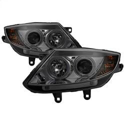 Spyder Auto Projector Headlights - Halogen - LED Halo - Smoke - High H1 for 2003-2008 BMW Z4 - 5017413 - (2008 2007 2006 2005 2004 2003)