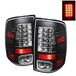 Spyder Auto LED Tail Lights - Incandescent - Black for 2013-2015 Ram 1500 ST - 5017543 - (2015 2014 2013)