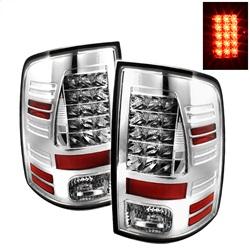 Spyder Auto LED Tail Lights - Incandescent - Chrome for 2011-2018 Ram 3500 - 5017550 - (2018 2017 2016 2015 2014 2013 2012 2011)