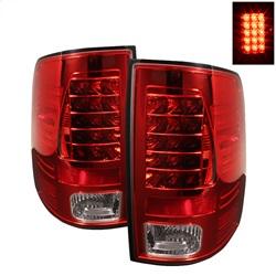 Spyder Auto LED Tail Lights - Incandescent - Red Clear for 2011-2018 Ram 2500 - 5017567 - (2018 2017 2016 2015 2014 2013 2012 2011)