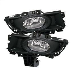 Spyder Auto OEM Fog Lights with Switch - Clear for 2007-2008 Mazda 3 S Sedan - 5020765 - (2008 2007)