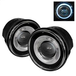 Spyder Auto Halo Projector Fog Lights with Switch with Switch - Clear for 2007-2008 Chrysler 300 C SRT8 - 5021472 - (2008 2007)