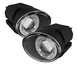 Spyder Auto Projector Fog Lights with Switch - Clear for 2001-2004 Nissan Frontier - 5021618 - (2004 2003 2002 2001)