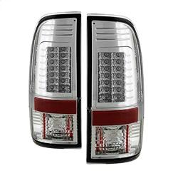 Spyder Auto Tail Lights - Chrome for 2009-2015 Ford F-450 Super Duty King Ranch - 5029171 - (2015 2014 2013 2012 2011 2010 2009)