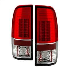 Spyder Auto Tail Lights - Red Clear for 2009-2015 Ford F-450 Super Duty XLT - 5029195 - (2015 2014 2013 2012 2011 2010 2009)