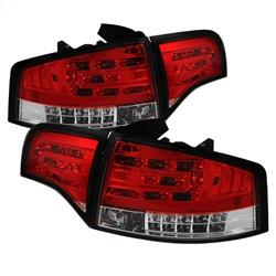 Spyder Auto LED Tail Lights - Red Clear for 2006-2008 Audi A4 Quattro Avant - 5029294 - (2008 2007 2006)