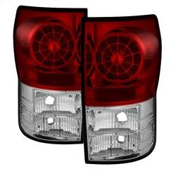 Spyder Auto LED Tail lights - Red Clear for 2009-2010 Toyota Tundra Base - 5029607 - (2010 2009)