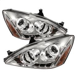 Spyder Auto Projector Headlights - CCFL Halo - LED - Chrome - High H1 - Low H1 for 2003-2007 Honda Accord - 5029720 - (2007 2006 2005 2004 2003)