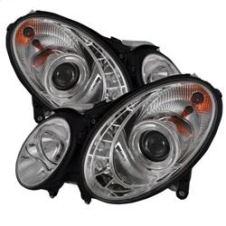 Spyder Auto Projector Headlights - Xenon/HID - DRL - Chrome - High H7 for 2006-2006 Mercedes-Benz E350 - 5029935 - (2006)