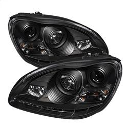 Spyder Auto Projector Headlights - Xenon/HID - DRL - Black - High H7 for 2006-2006 Mercedes-Benz S350 - 5029942 - (2006)