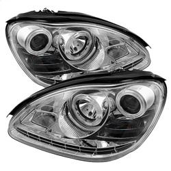 Spyder Auto Projector Headlights - Xenon/HID - DRL - Chrome - High H7 for 2003-2006 Mercedes-Benz S600 - 5029959 - (2006 2005 2004 2003)