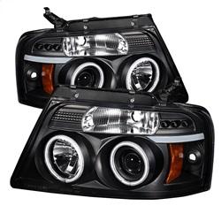 Spyder Auto Projector Headlights - Version 2 - CCFL Halo - LED - Black for 2008-2008 Ford F-150 King Ranch - 5030085 - (2008)