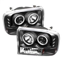 Spyder Auto 1PC Projector Headlights - Version 2 - CCFL Halo - LED - Black for 2000-2004 Ford Excursion - 5030122 - (2004 2003 2002 2001 2000)