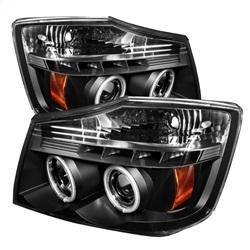 Spyder Auto Projector Headlights - CCFL Halo - LED - Black - High H1 for 2004-2004 Nissan Pathfinder Armada - 5030207 - (2004)