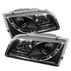 Spyder Auto Projector Headlights - DRL - Black - High H1 - Low H1 for 2000-2003 Volvo S40 - 5030351 - (2003 2002 2001 2000)