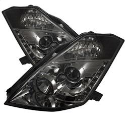 Spyder Auto Projector Headlights - Xenon/HID - DRL - Smoke - High H7 for 2003-2005 Nissan 350Z - 5032232 - (2005 2004 2003)