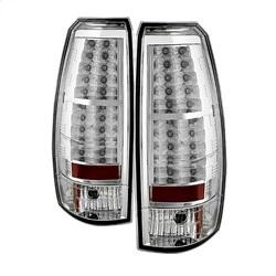 Spyder Auto LED Tail Lights - Chrome for 2007-2013 Chevrolet Avalanche - 5032454 - (2013 2012 2011 2010 2009 2008 2007)