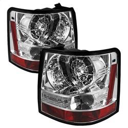 Spyder Auto LED Tail Lights - Chrome for 2006-2009 Land Rover Range Rover Sport - 5032560 - (2009 2008 2007 2006)