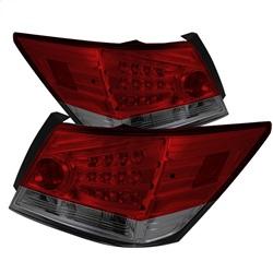 Spyder Auto Tail Lights - Red Smoke for 2008-2012 Honda Accord EX-L Sedan - 5032652 - (2012 2011 2010 2009 2008)